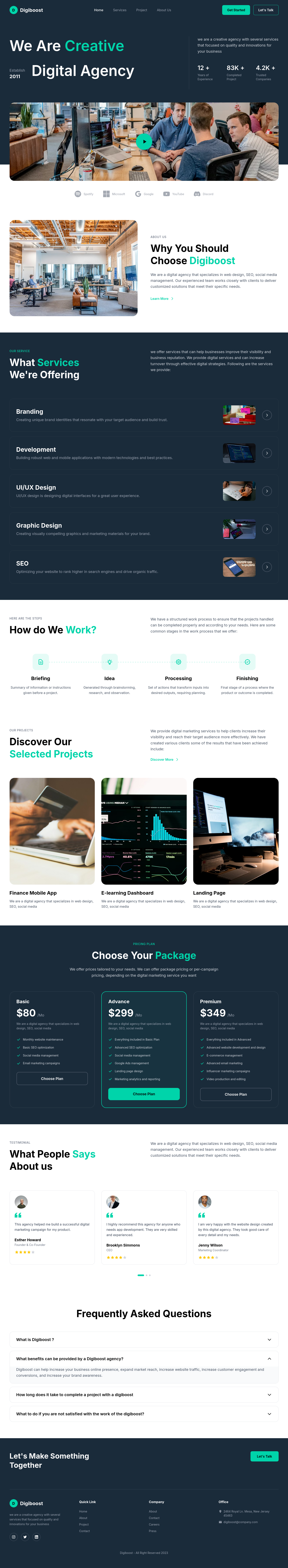 Digi Boost website preview