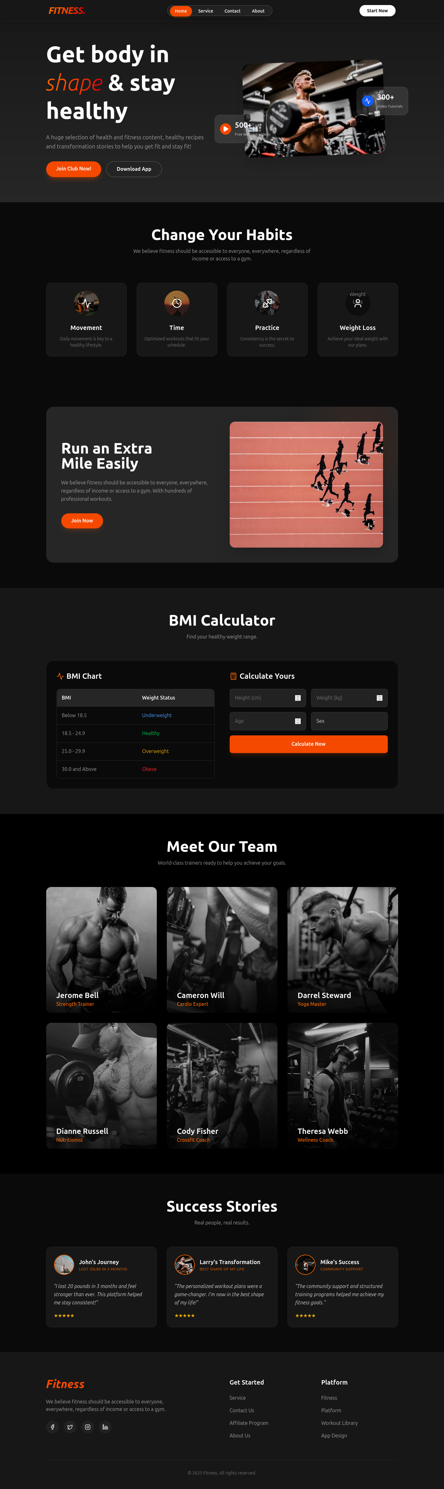 Muscle Growth website preview